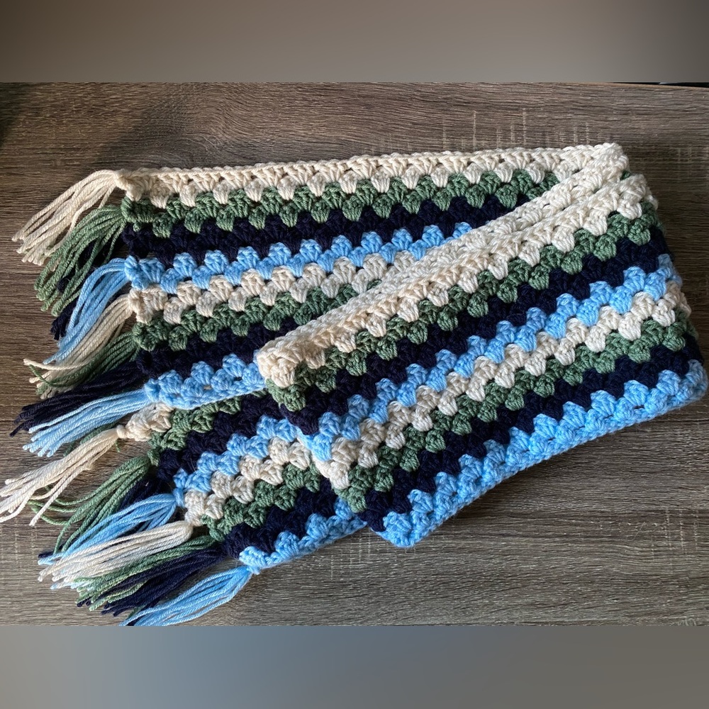 Handmade crocheted women’s scarf